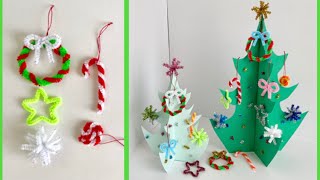 【モール】クリスマスの飾り／[Pipe cleaner] Christmas decorations