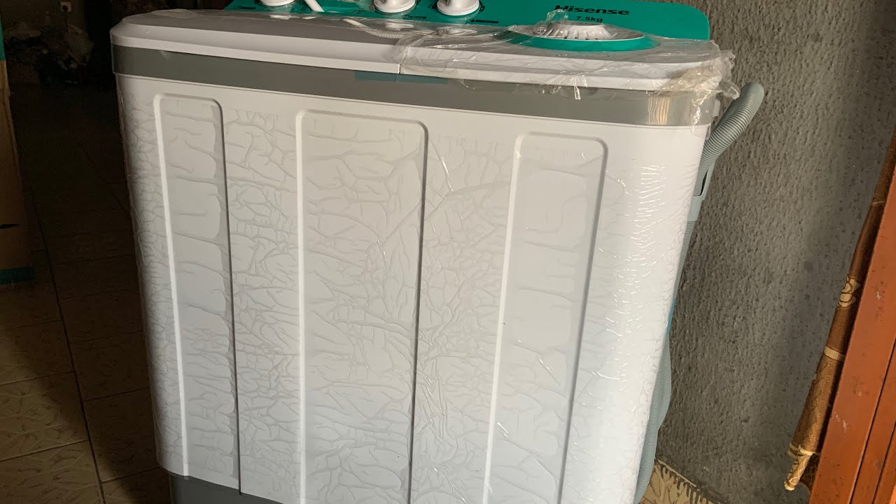 How to set up/use/review a twin tub semi automatic/manual washing machine/Hisense 7.5kg