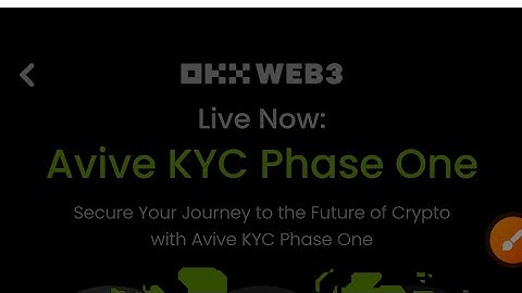 how to submit avive KYC phase one