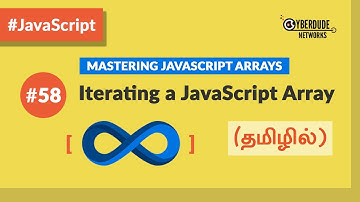 #58 - JavaScript Arrays: Iterating Elements (With Examples) - (தமிழில்) (Tamil) | JavaScript Course