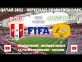 PERU - AUSTRALIA, EN VIVO (Relata Martin Ripari; comenta Eduardo Ronco)