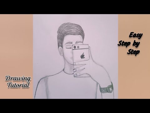 How to draw Attitude Boy taking selfie - Pencil drawing tutorial, Easy  drawing, Boy drawing, #Boydrawing #Pencildrawing #Drawing #Art, By  Drawingneelu