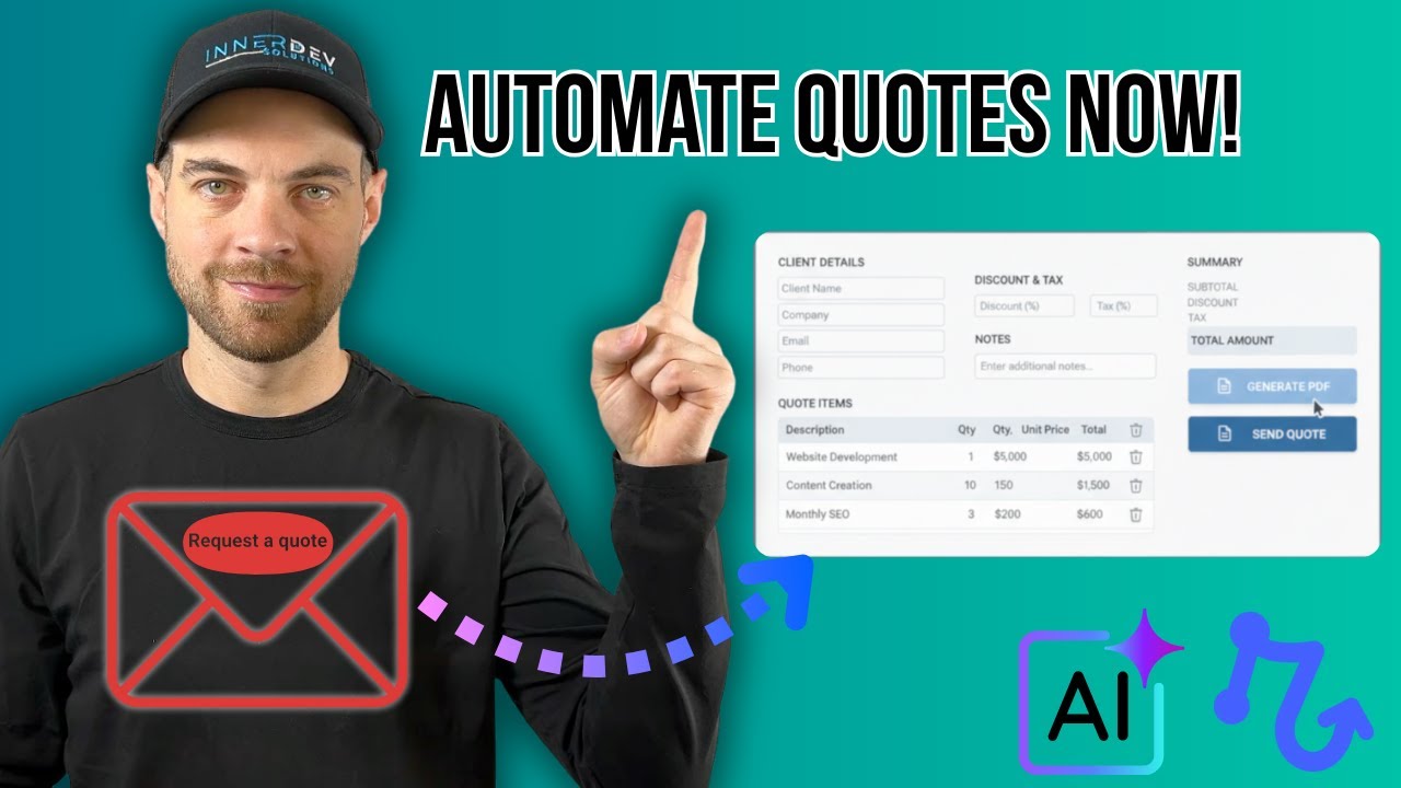 How to Automate Quotes from Email with Relay & AI - YouTube
