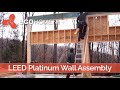 How to Frame a LEED Platinum Wall Assembly - Ecohome Demo House framing