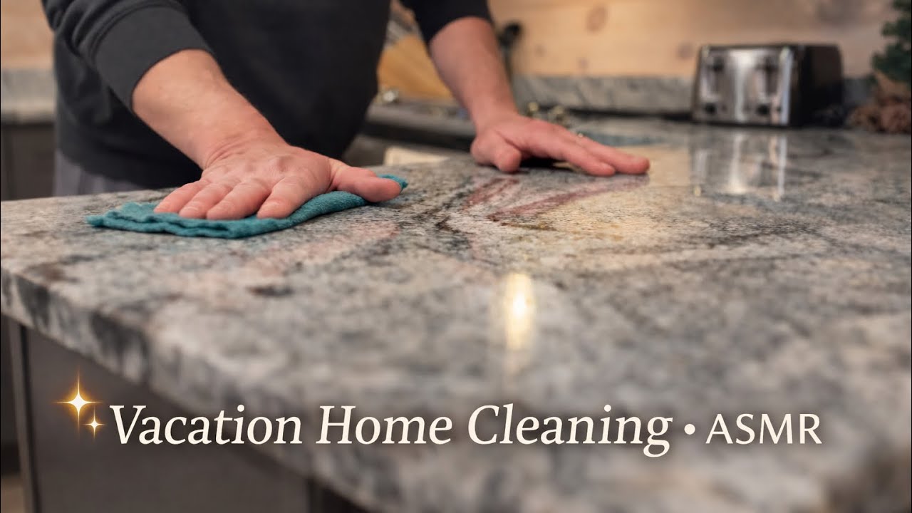 ASMR Tidying Up Our Vacation Home 🧹 Slow & Relaxing Cleaning