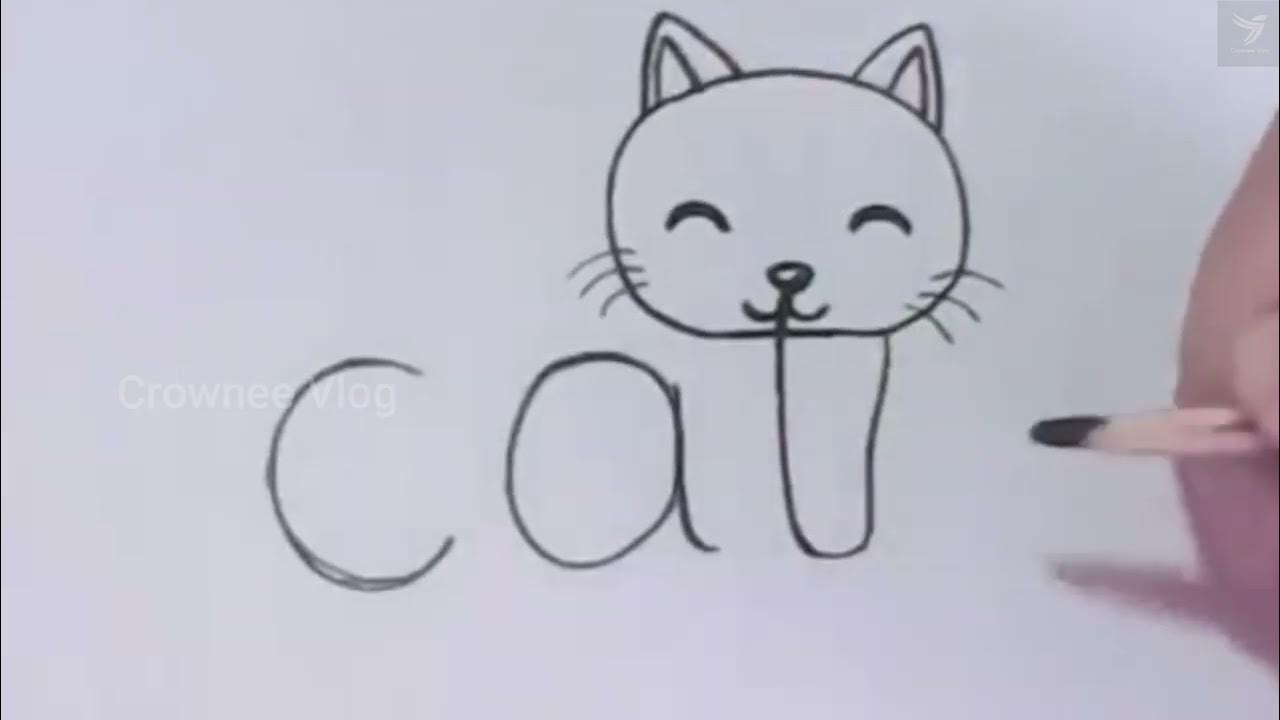 Как нарисовать кошку красиво