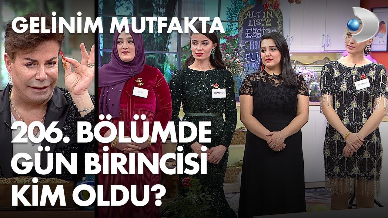 Gelinim Mutfakta 206. Bölümde gün birincisi kim oldu? 31 Aralık 2018