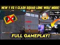 1 Vs 1 Clash Squad Without Custom Card | New Lone Wolf Mode Free Fire | Iron Cage Map Full Gameplay🔥