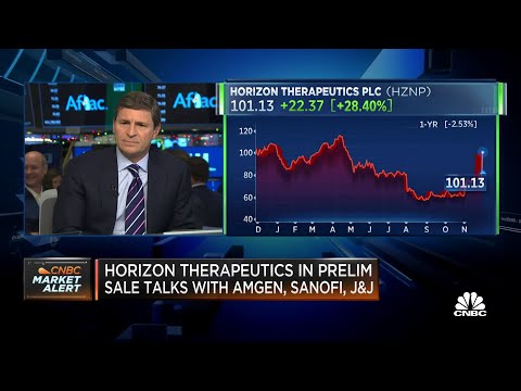 Horizon therapeutics in preliminary sale talks with amgen, sanofi, j&j