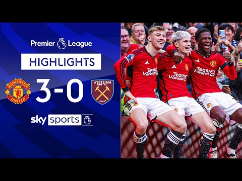 Garnacho scores double as Reds dominate 🔴 | Man United 3-0 West Ham | EPL Highlights