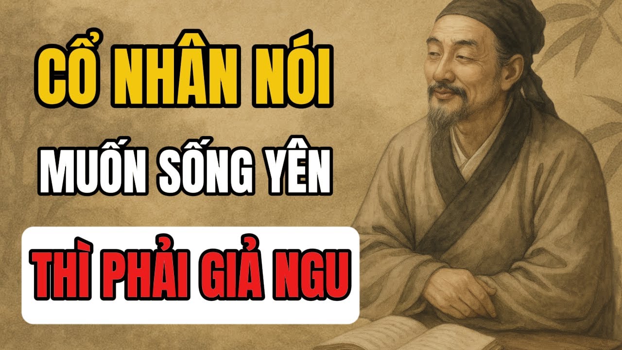 Cổ Nhân Dạy Người Khôn Phải Biết Giả Vờ | Cổ Nhân Dạy - YouTube