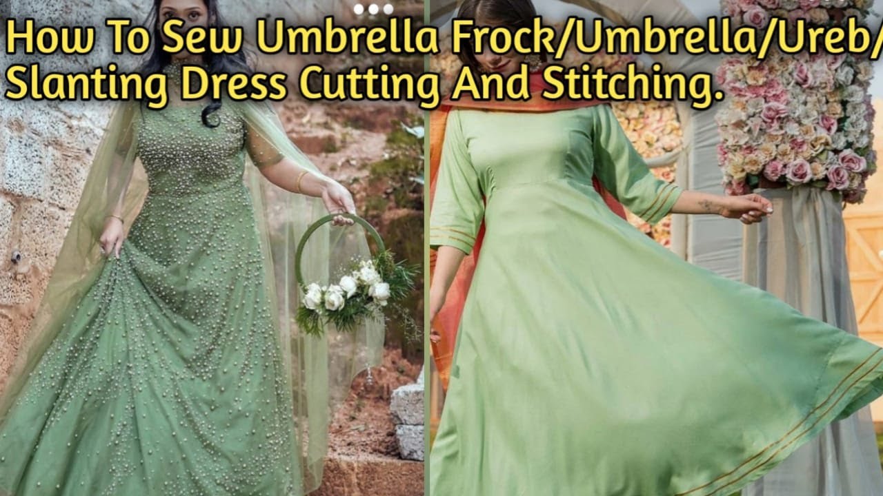 बंद कली वाला गाउन कैसे बनाएं/Designer gown from saree/gown cutting n  stitching/saree reuse ideas - YouTube