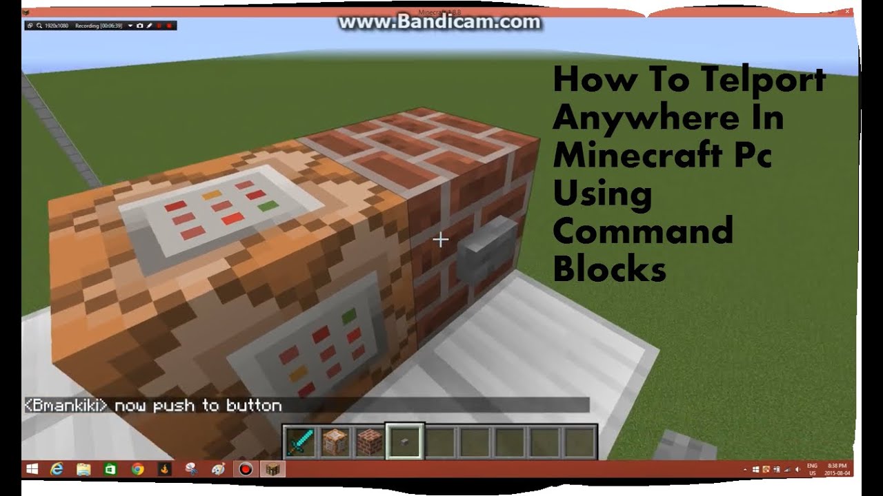 minecraft command block teleport