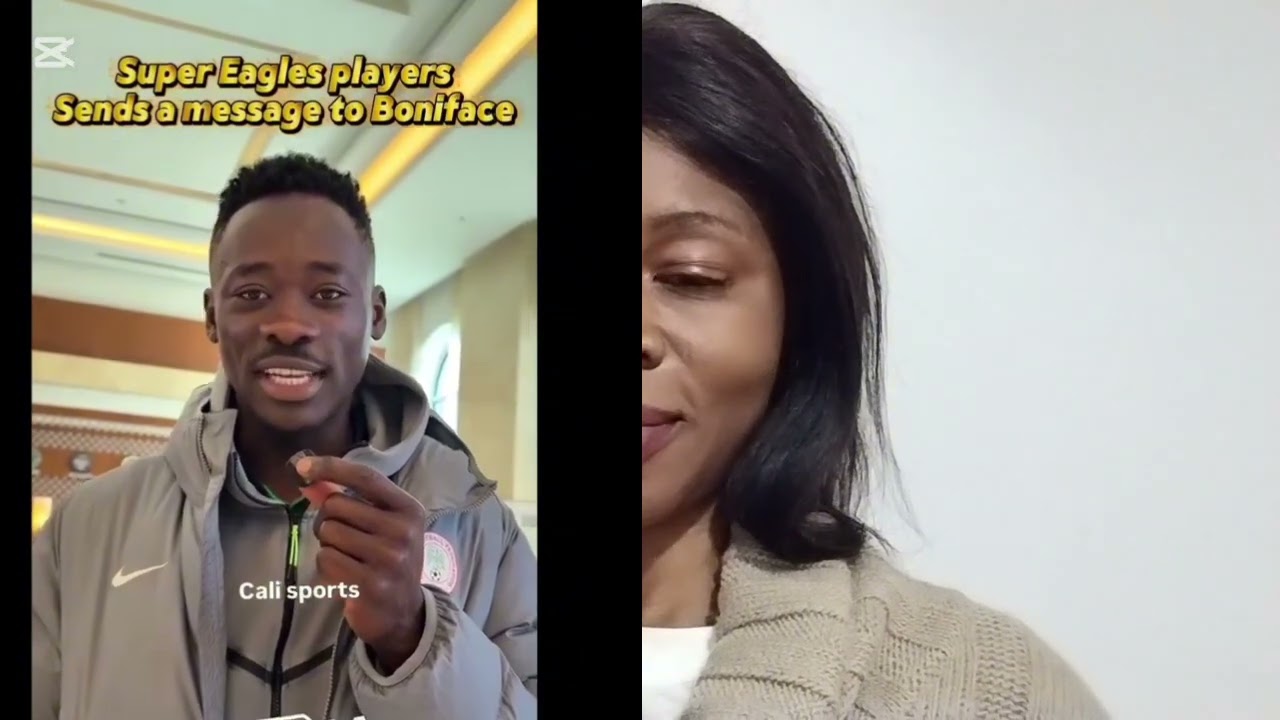 Nigeria super eagle players sent heartwarming messages to Victor Boniface 