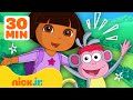 ¡Las MÁS GRANDES aventuras de Dora con Botas! | 30 minutos | Nick Jr. en Español