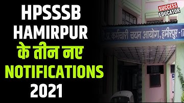 HPSSSB LATEST NOTIFICATIONS 2021 | RESULT & ANSWER KEYS | HP GOVT JOBS 2021