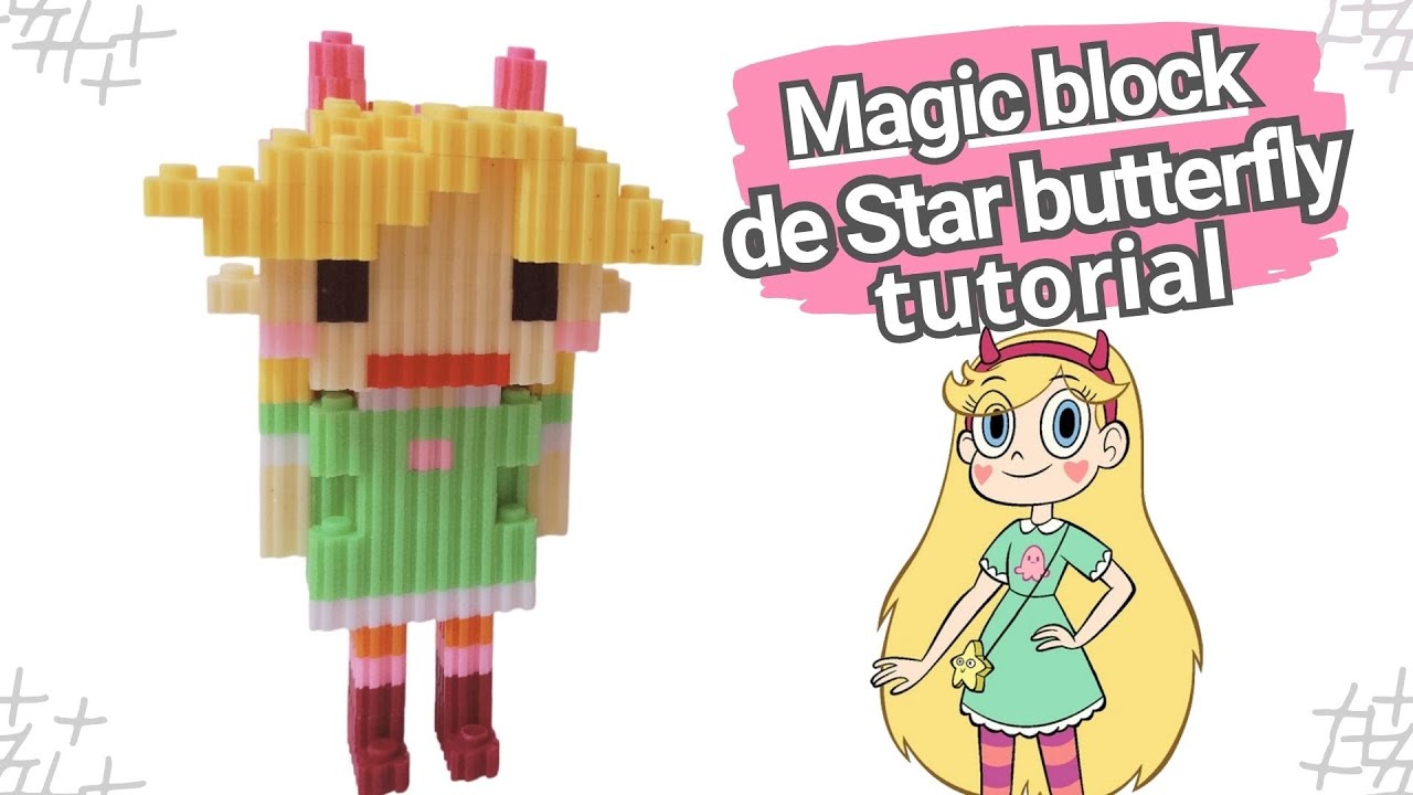 Magic Blocks Instructions Como construir a Star buutlerfly | Magic Block instrucciones # ...