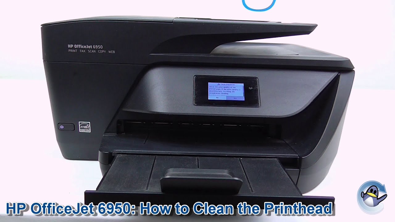 HP Officejet 6950: How to do Printhead Cleaning Cycles and Improve Print  Quality 