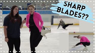 The Importance Of Sharp Blades In Figure Skating!!
