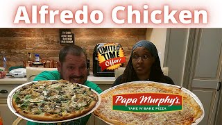 Papa Murphy's Alfredo Chicken Pizza Review | New Coca Cola Caramel Coffee Drink Review as well screenshot 4