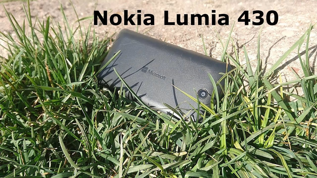 Microsoft Lumia 430 Обзор на Коленке