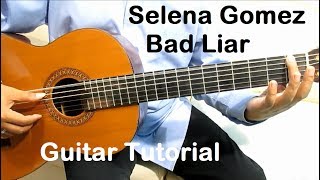 Selena gomez bad liar guitar tutorial, easy lesson for beginner. how
to play on guitar.