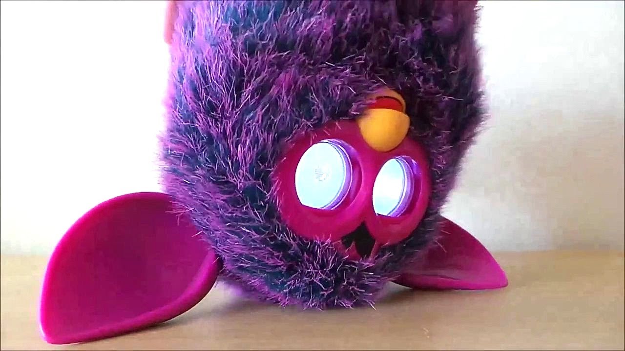 blue and purple furby