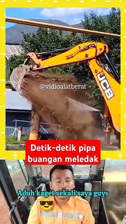 Detik-detik excavator tersiram lumpur #videoalatberatyt #excavator #shortvideo #shorts #short #video