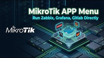 آموزش منوی APP در میکروتیک (Container) | نصب Zabbix، Grafana و داکر روی روتر!