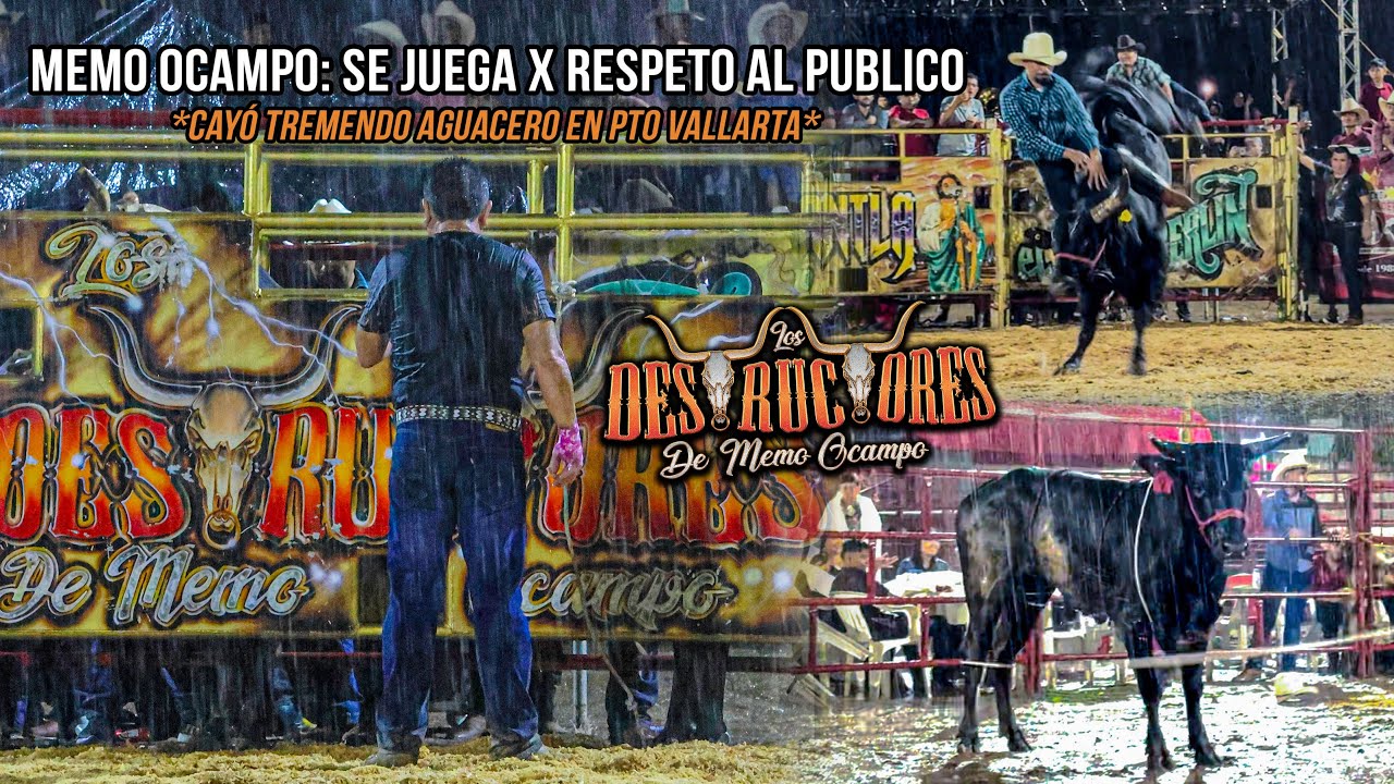 MEMO OCAMPO: SE JUEGA X RESPETO AL PUBLICO| TREMENDO AGUACERO| Destructores Puerto Vallarta Jal 2024