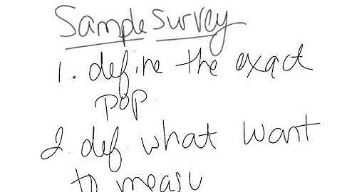 4.1 sampling and surveys 1
