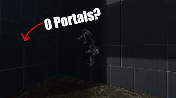 Portal 2 Co-op Tests: Infinifling Train in 0 Portals (Alternative Route)