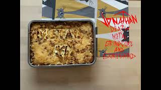 EXTREME METAL, VEGETARIAN TACO PIE. (GRAVE - PLAIN PINE BOX) SWEDISH DEATH METAL.