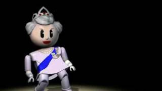 Queen Of England Dances (xtranormal)