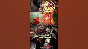 MK9 vs MKX vs MK11 vs MK1 Liu Kang X Rays & Fatal Blows Comparison #mk9 #mkx #mk11 #mk1 #omniman