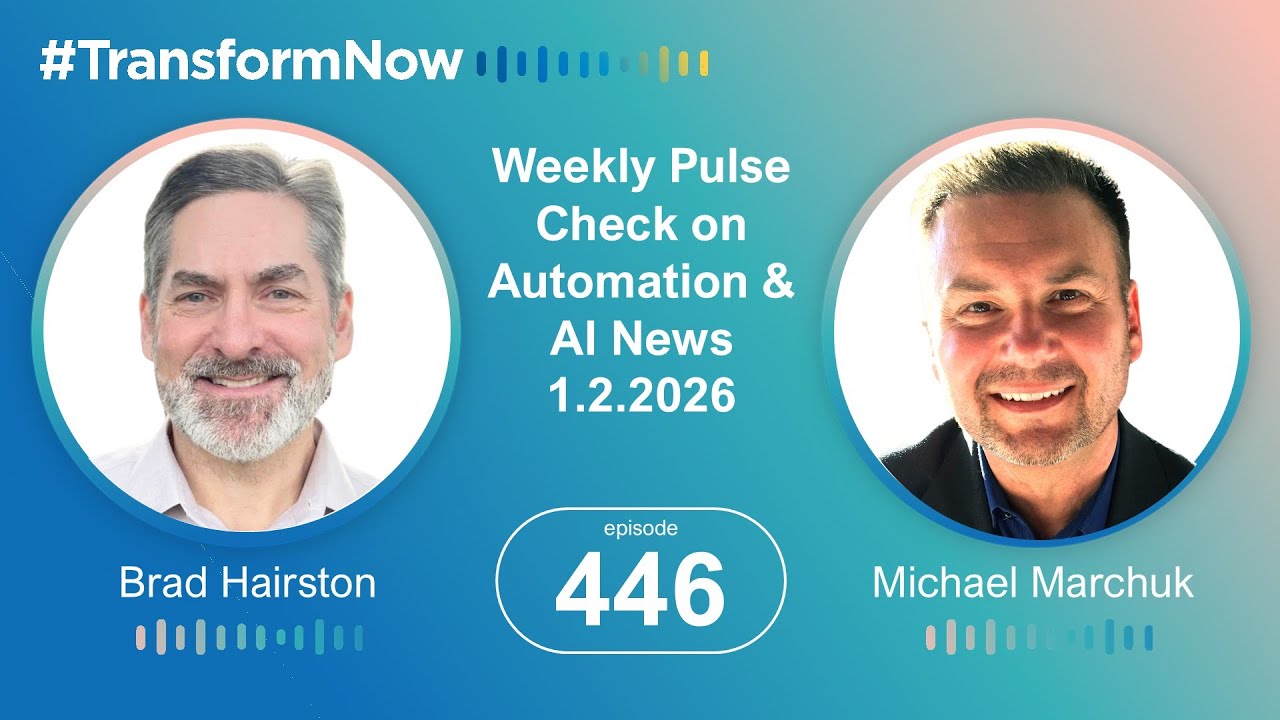 Weekly Pulse Check on Automation & AI News - 1.2.25