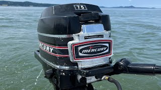 1971 Mercury Thunderbolt 7.5hp GPS power run
