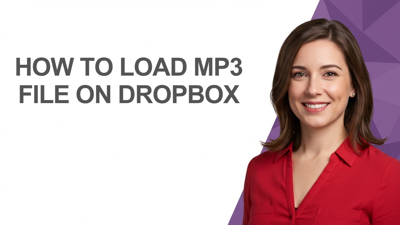 How to Load Mp3 File on Dropbox - AshleyHowTo