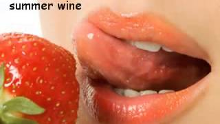 Video thumbnail of "Summer Wine  -  Nancy Sinatra /Lee Hazlewood -  Lyrics"