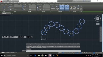 AutoCAD Modify Tool -- Arrays- Rectangular Array, Path Array, Polar Array, --- Tamil
