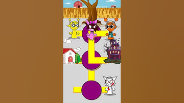 New Right Path to Help Wenda and Simon, Pinki and Oren Go Home in Puzzle Maze Challenge  #sprunki