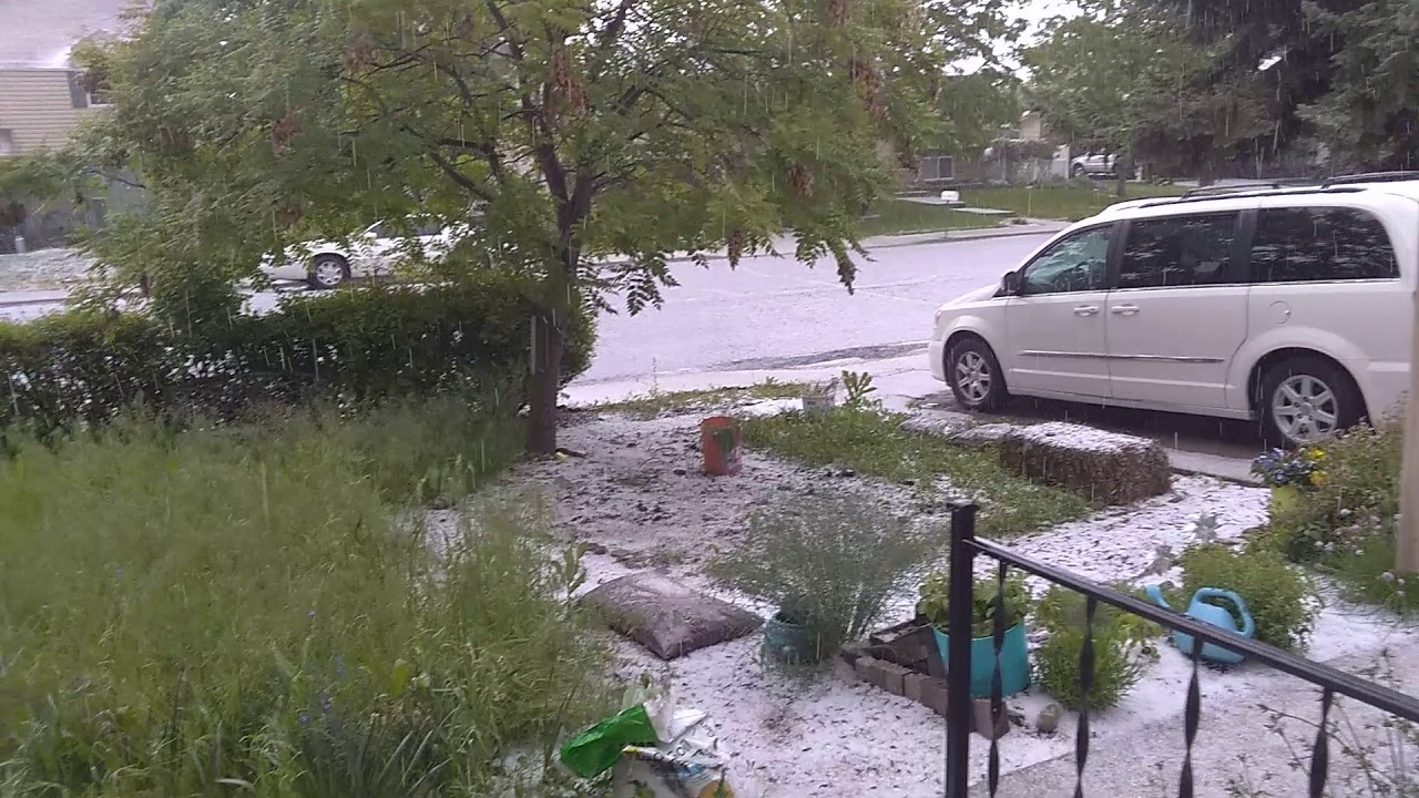 Raining ice in May?!(1) YouTube