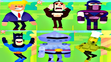 Bowmasters Update -  Brand NEW 27 Characters | 6 Upgrade Mode | Android GamePlay FHD