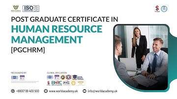 Post Graduate Certificate in Human Resource Management [PGCHRM]