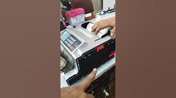 How to use cash counting machine #trending #ytshorts #2023 #calibration #bestnotecounter