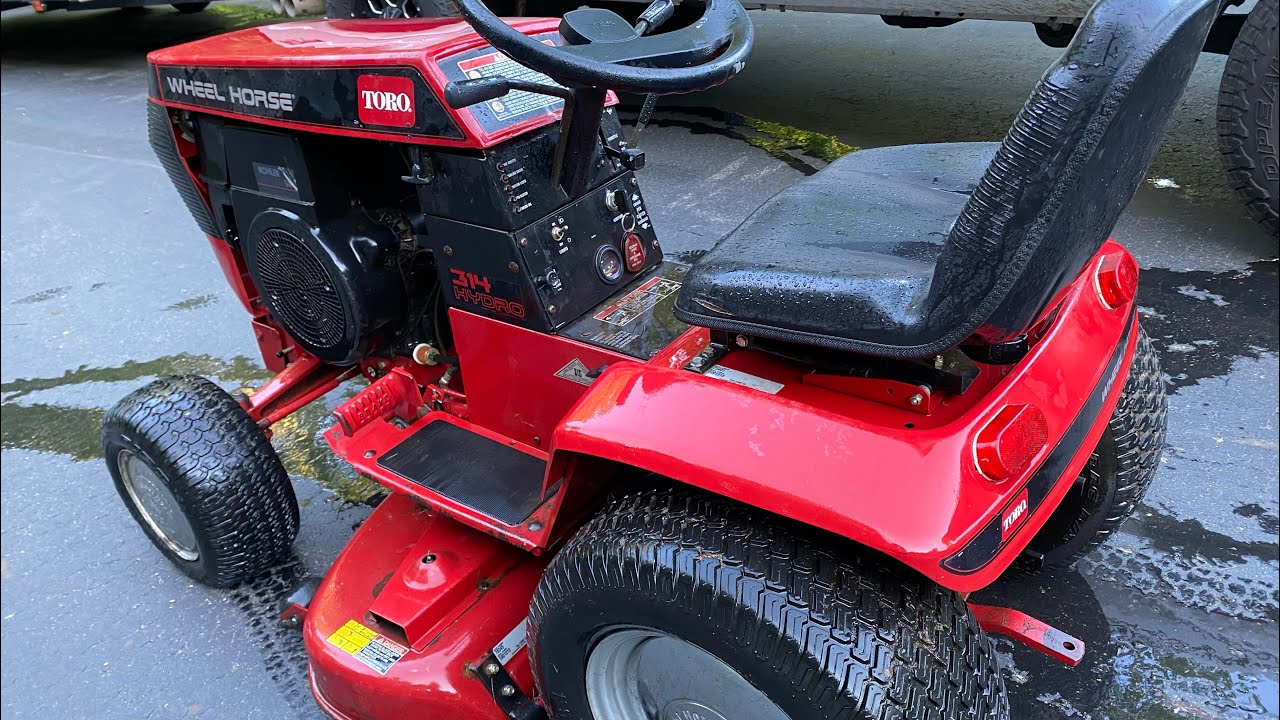 300hr Beautiful Wheel Horse 314-H - YouTube