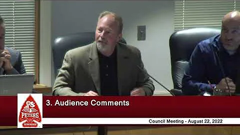 Peters Township Council - Regular Meeting - August 22, 2022