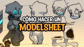 Cómo HACER un MODELSHEET 🤔💭 [ Hoja de personajes ]