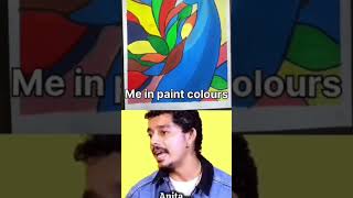 pencil artist . vs .paint art #akash K Art