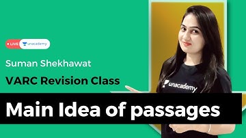 Main Idea of passages | VARC Revision, Tips, Tricks & Preparation for CAT 2021